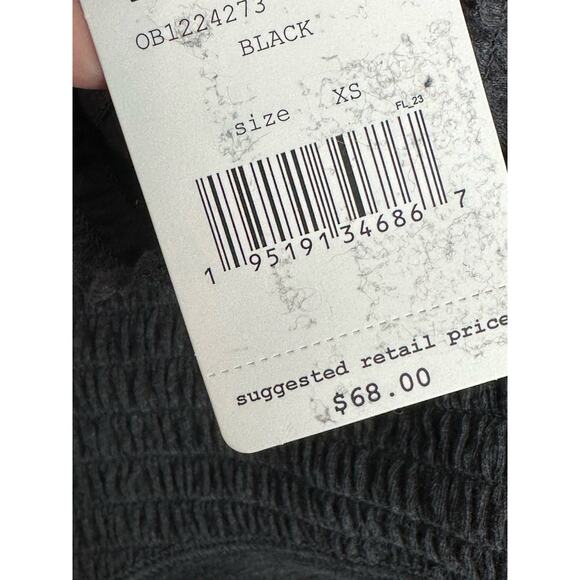 We The Free gray long sleeves mock detail neck size XS - Picture 10 of 12